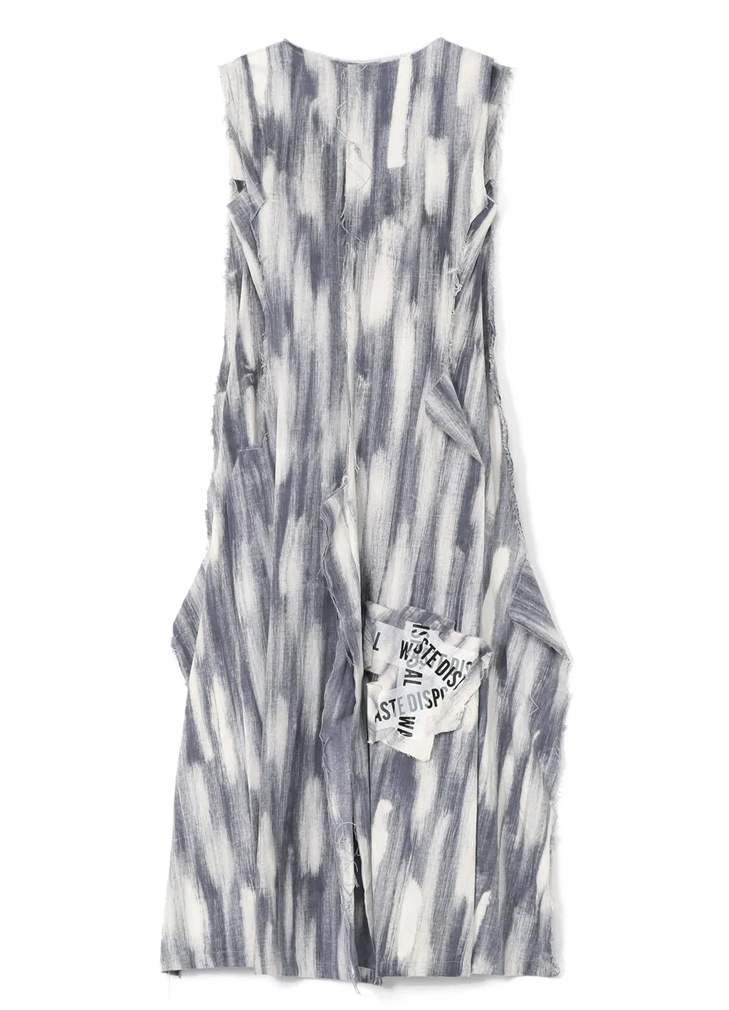 Bleached Denim Layered Dress