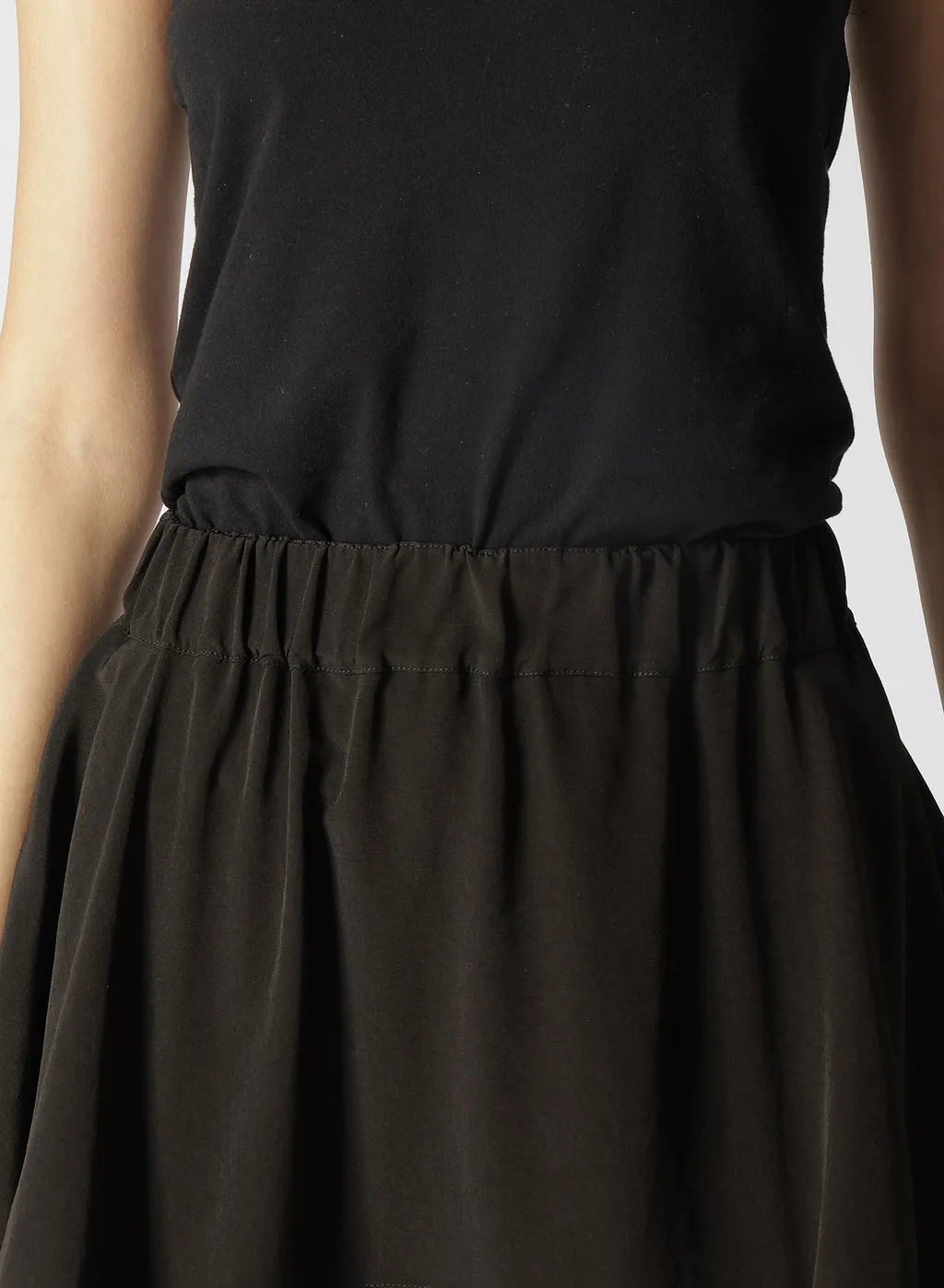 Triacetate Decin Tuck Skirt