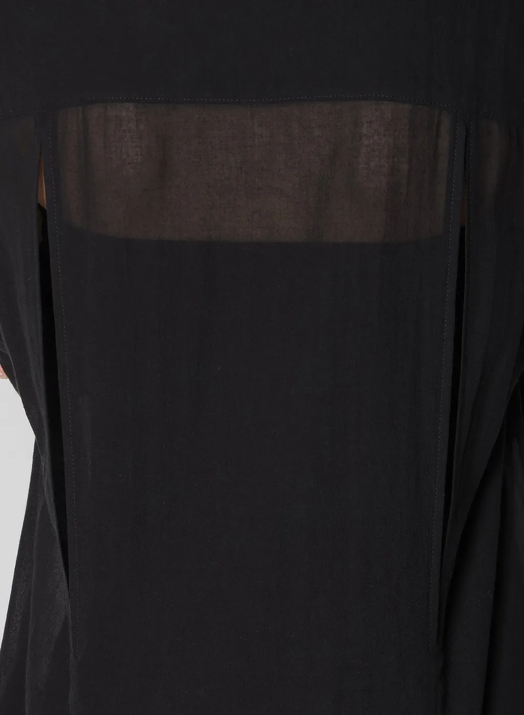 Chiffon Flared Slit Dress