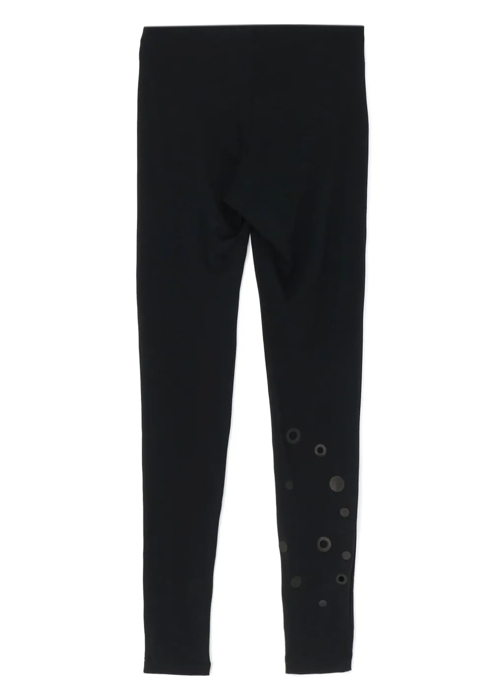 Leather Dot Jersey Leggings