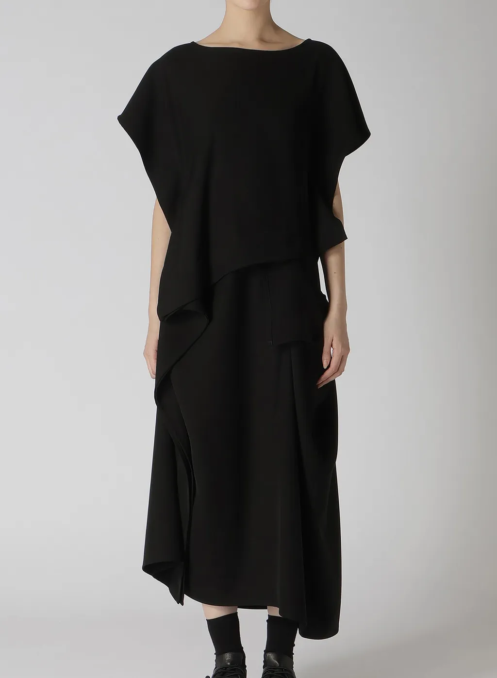Double Satin Square Pannel Dress