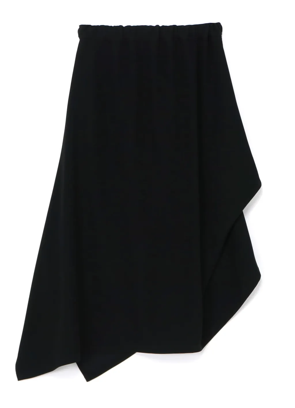 Double Satin Irregular Hem Skirt