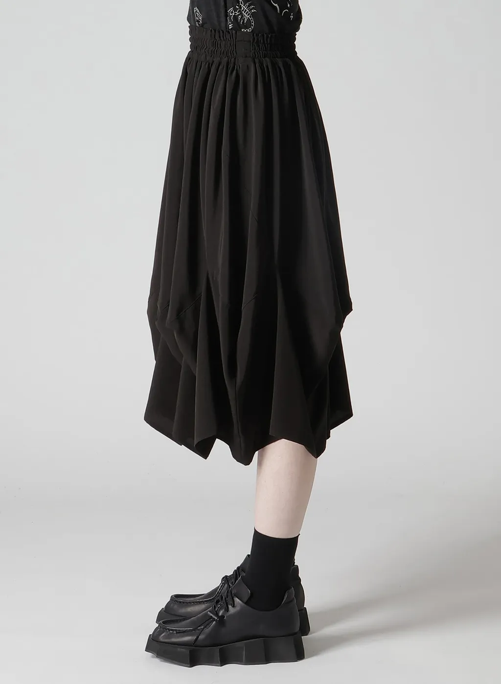Triacetate Decin Elastic Waist Skirt