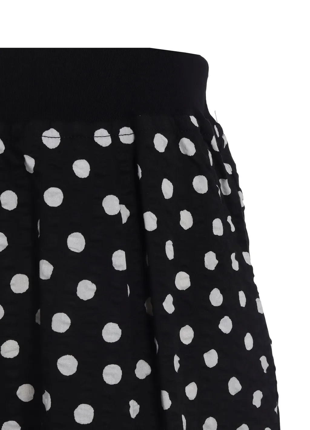 Cotton Ripple Dot Print 4/5 Length Pants