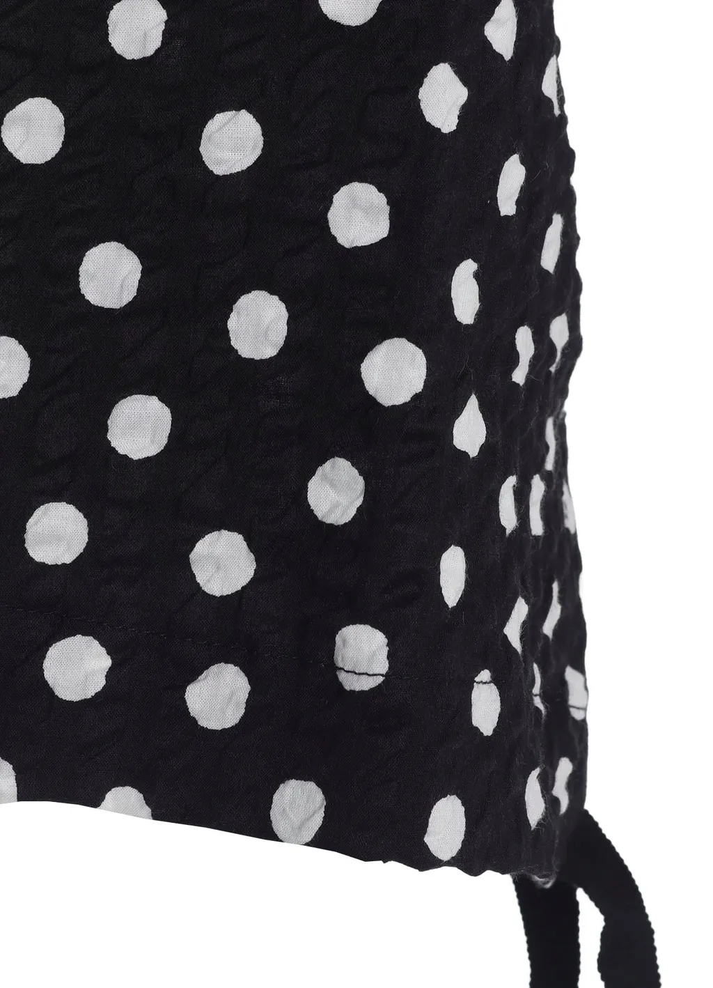Cotton Ripple Dot Print Pullover