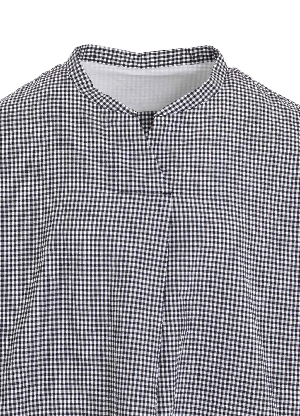 Cotton Seersucker Plaid One Piece
