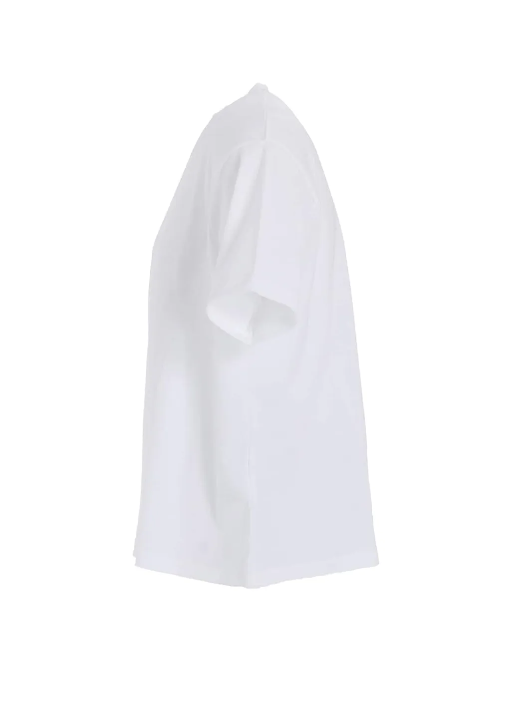 Twisted Cotton Jersey Switching Half Sleeve Shirt