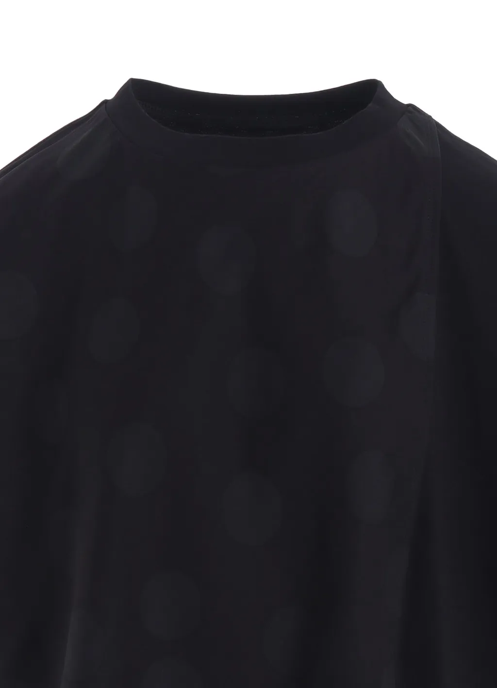 Jersey + Voile Dot Print Shirt