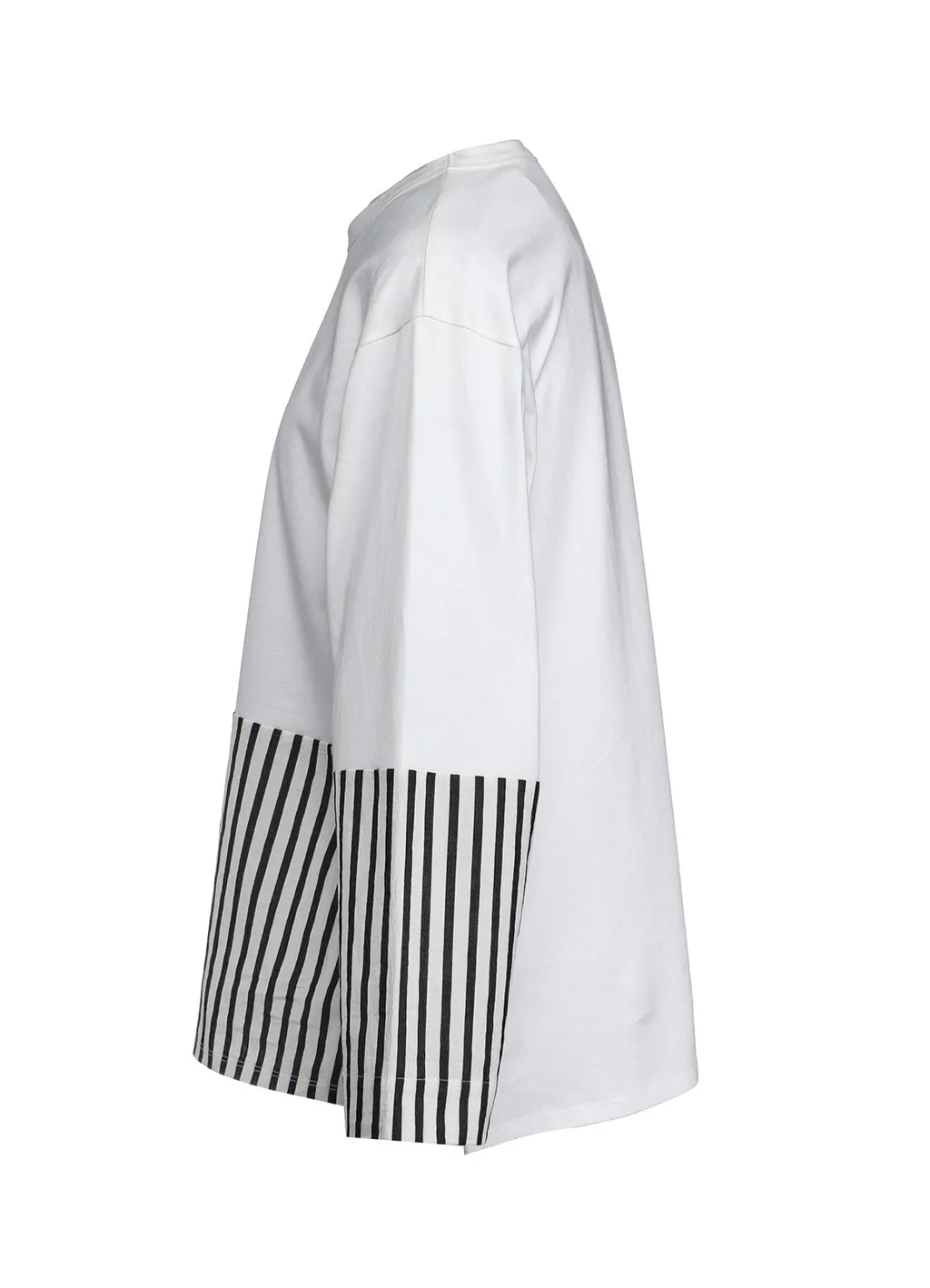 Cotton Stripe Switching Shirt