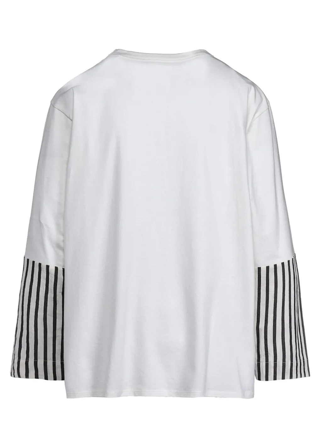 Cotton Stripe Switching Shirt