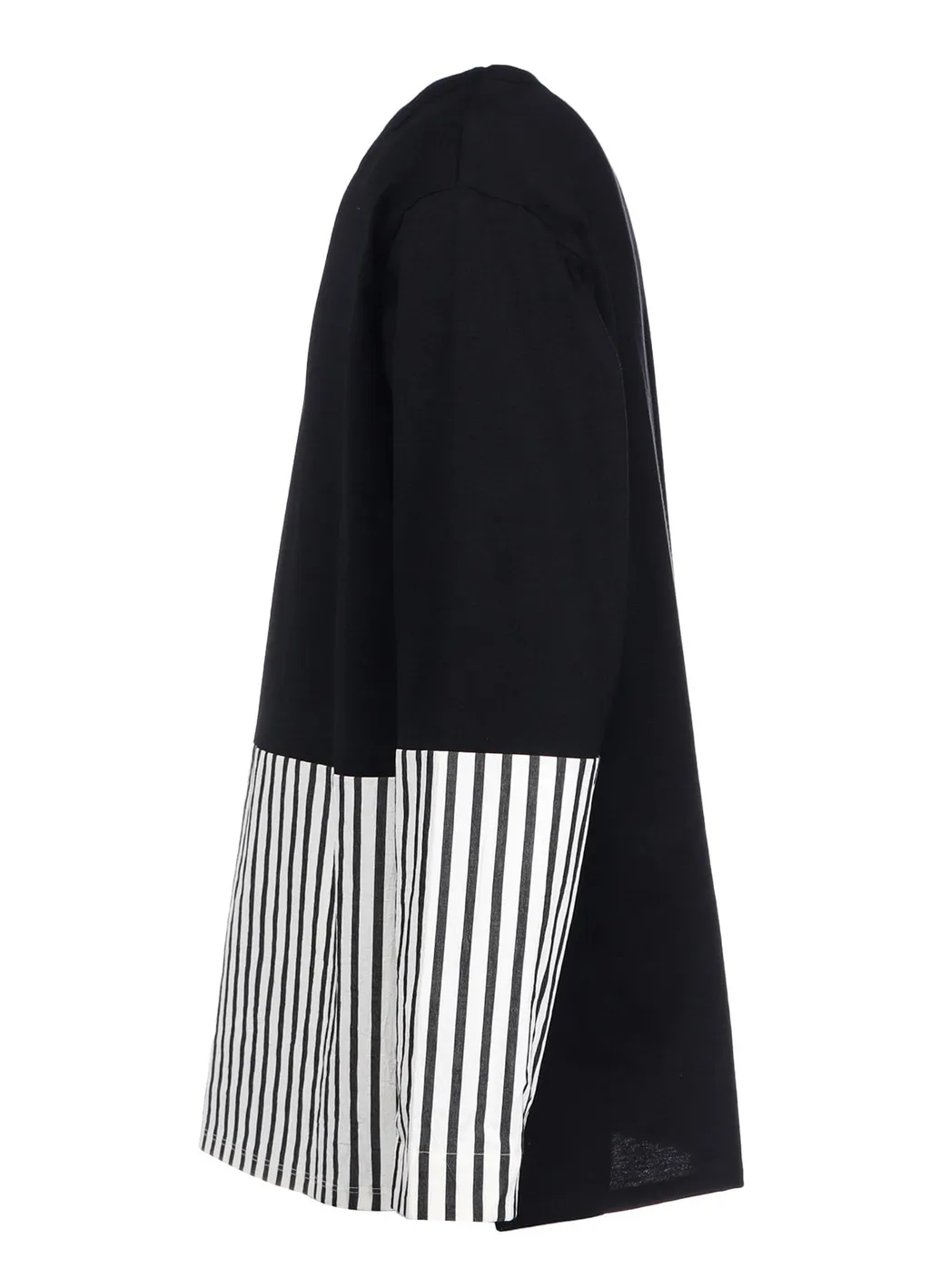 Cotton Stripe Switching Shirt