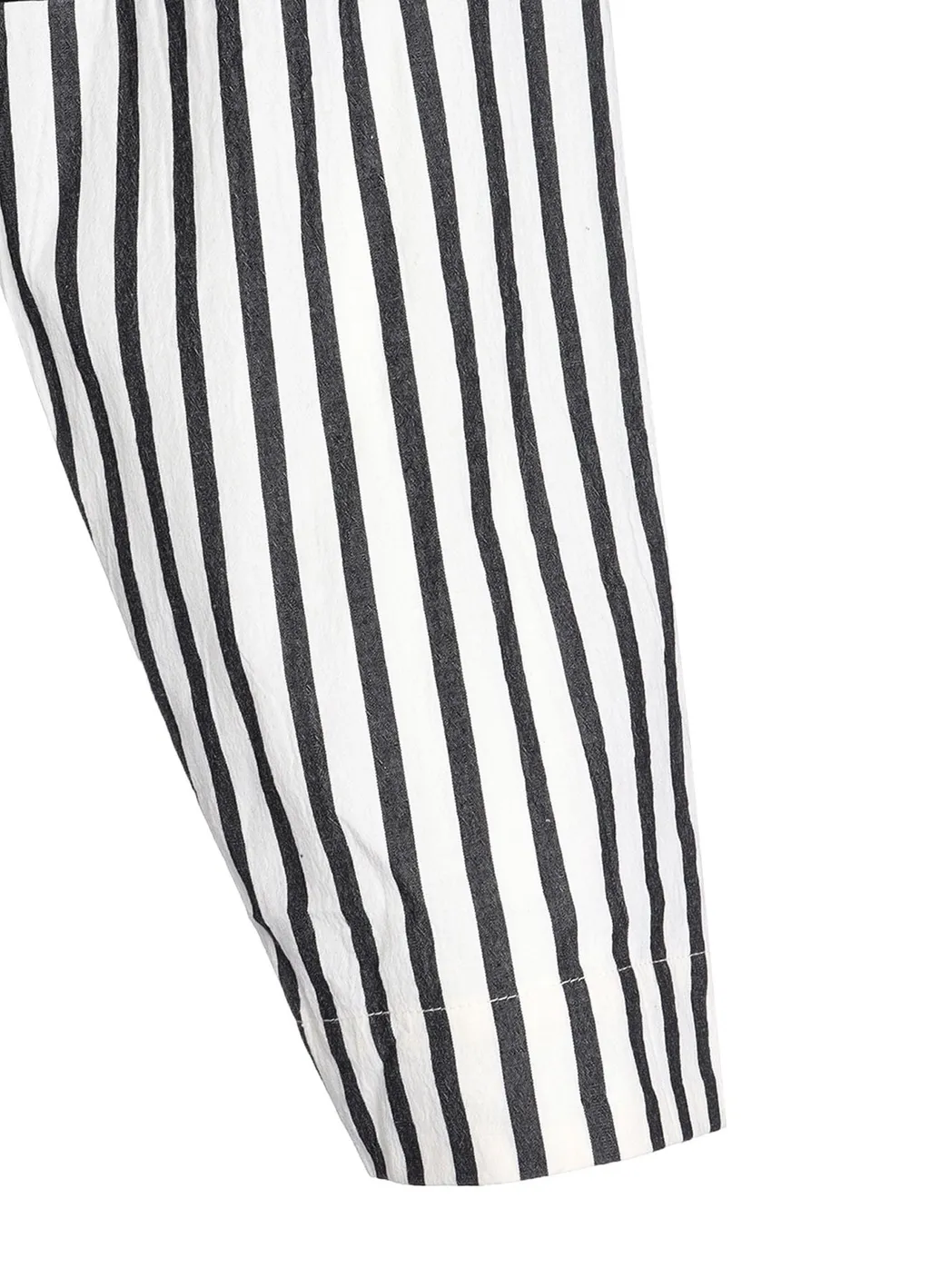 Cotton Stripe Switching Shirt