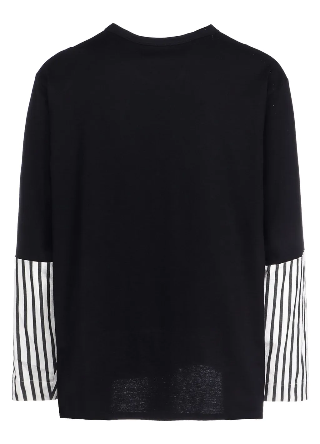 Cotton Stripe Switching Shirt