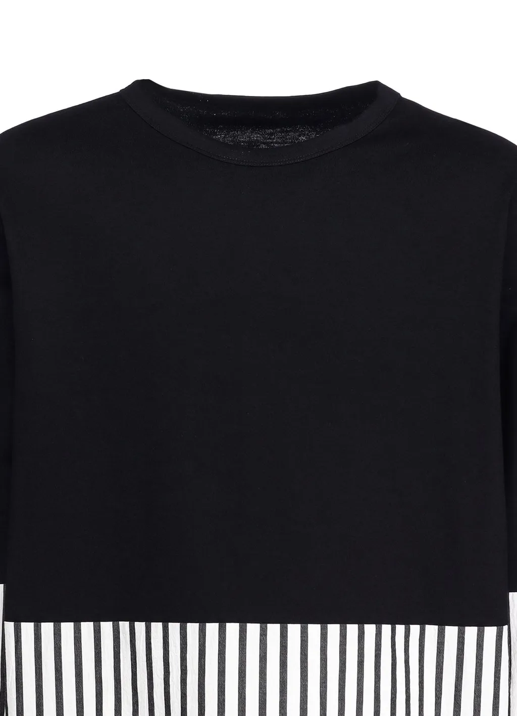 Cotton Stripe Switching Shirt