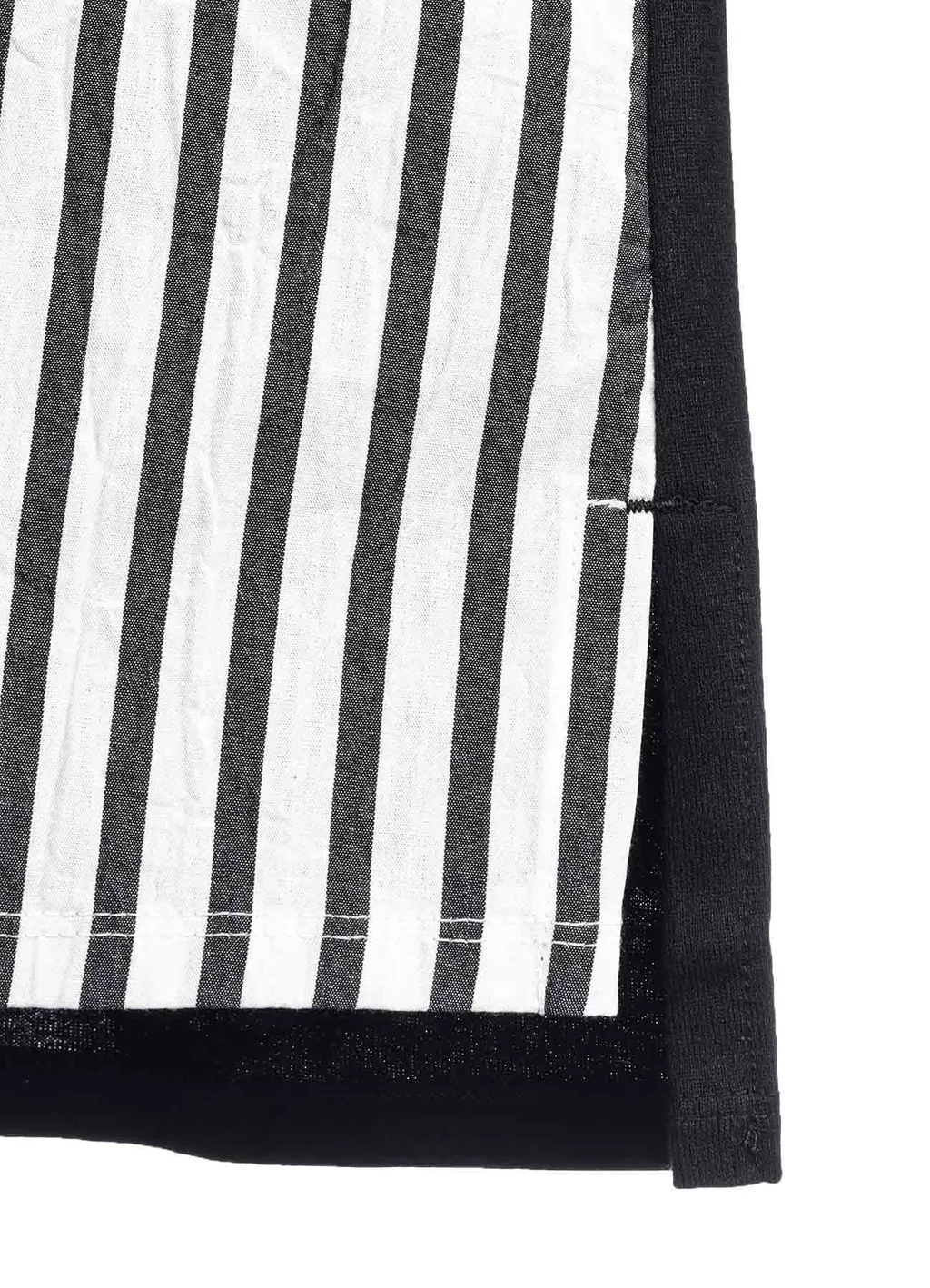 Cotton Stripe Switching Shirt