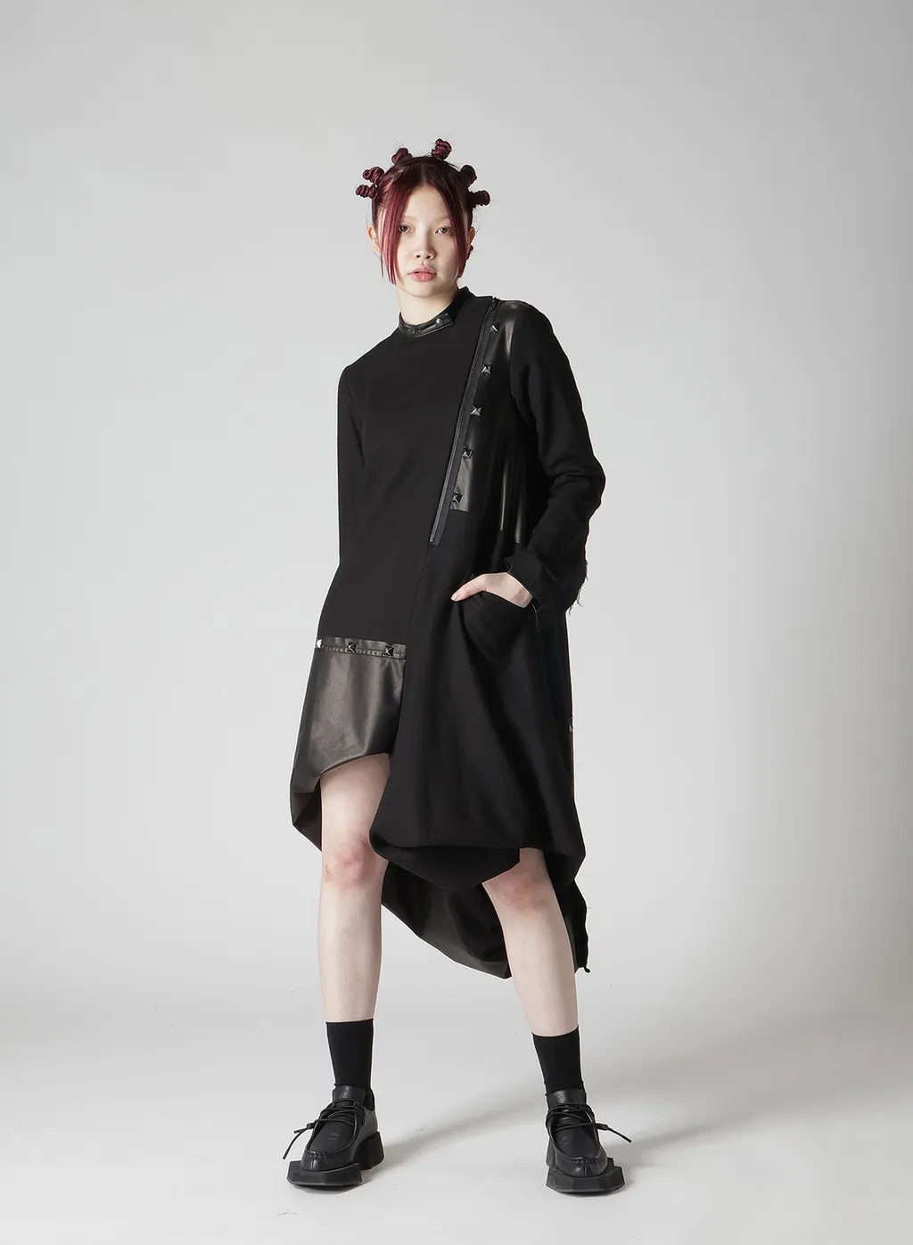 Light Serge Paneled Dress