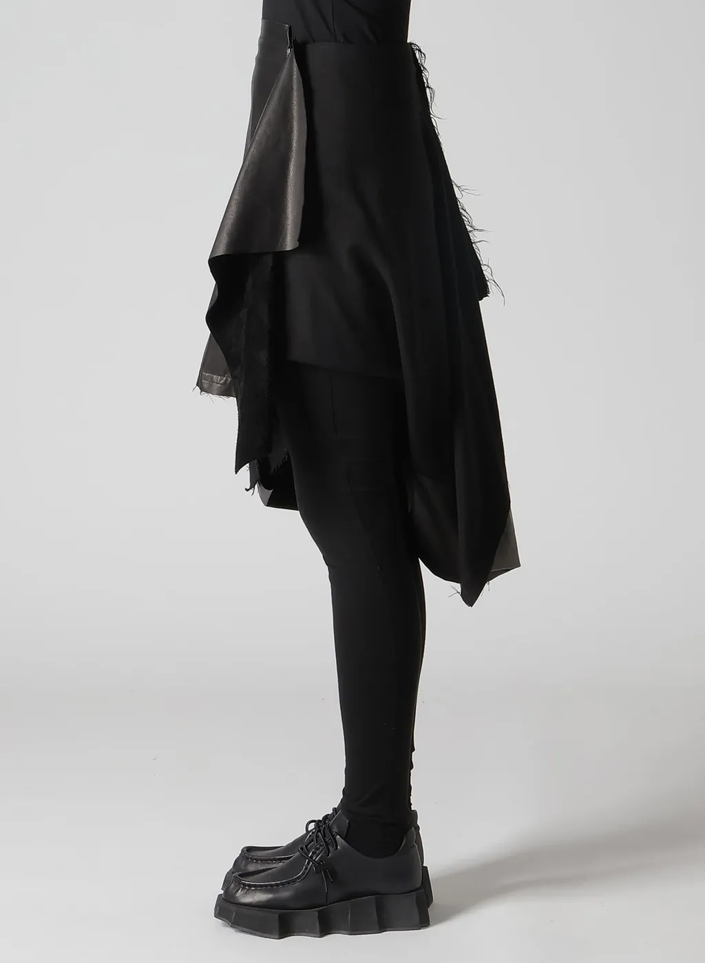 Light Serge Paneled Skirt