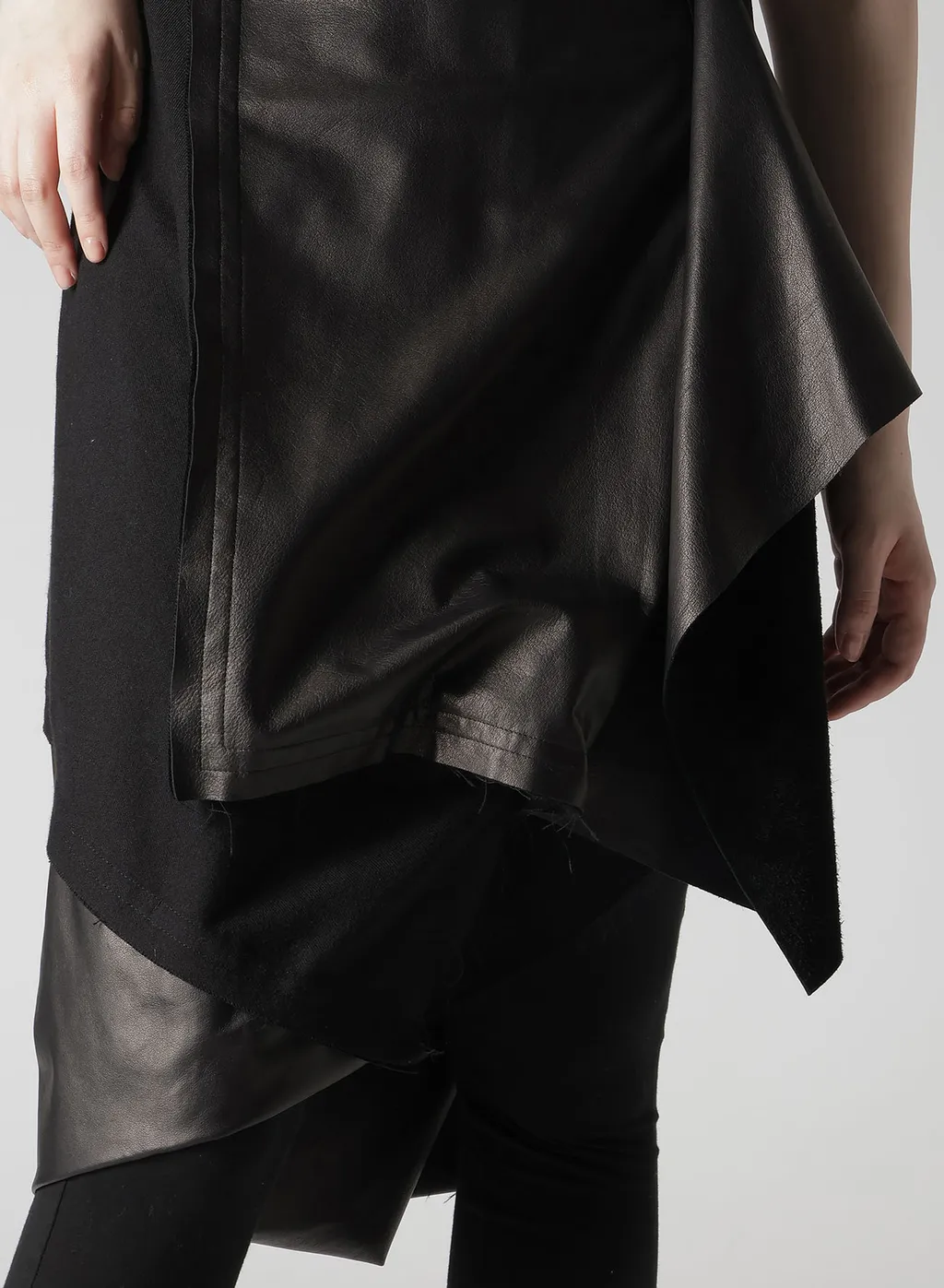 Light Serge Paneled Skirt