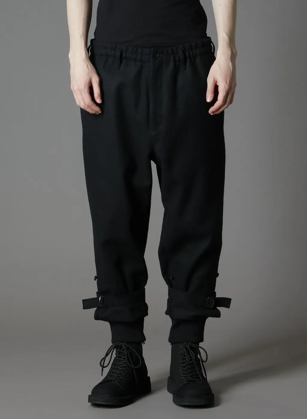 Melton Double Hem Rib Pants