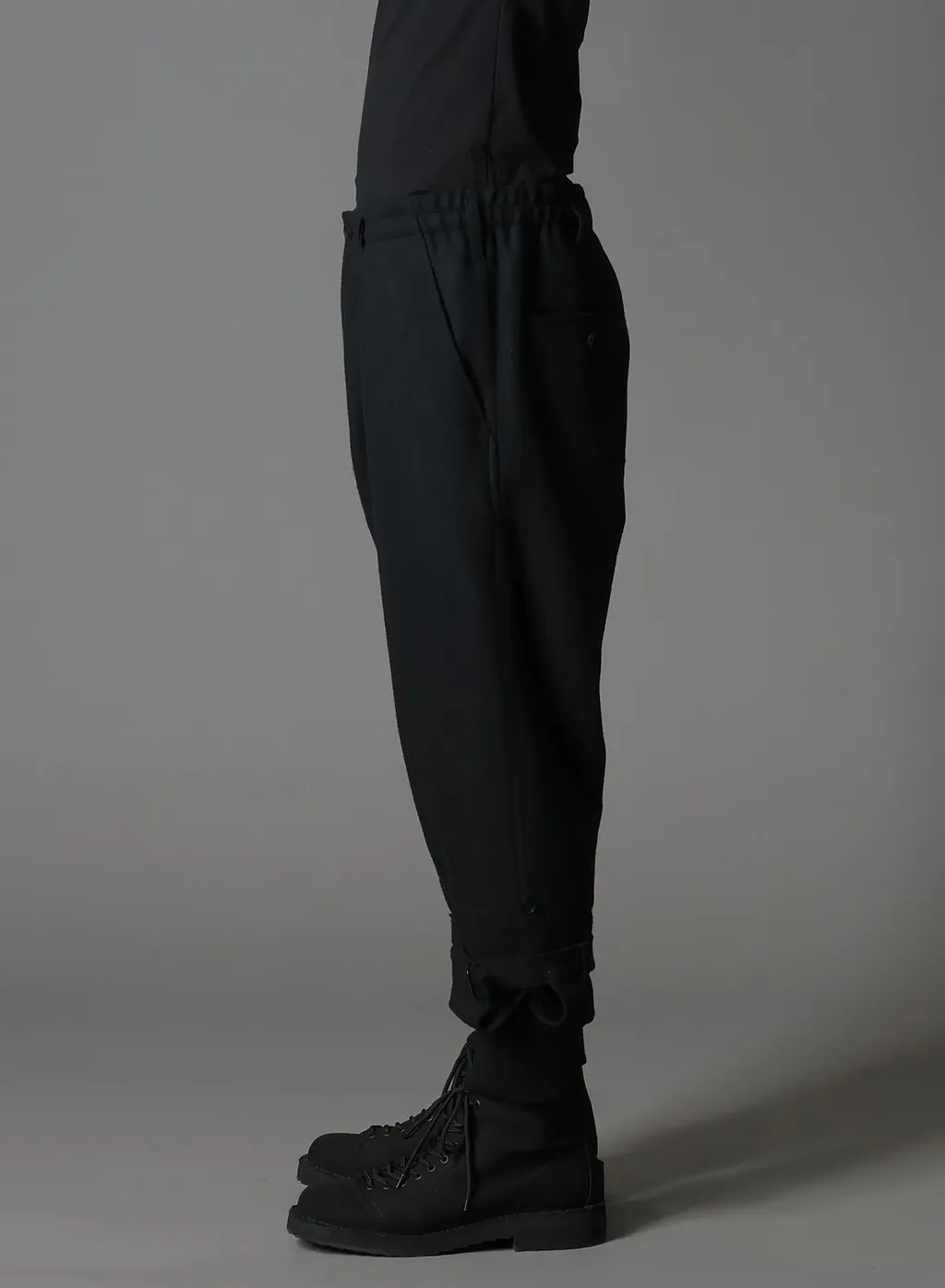 Melton Double Hem Rib Pants