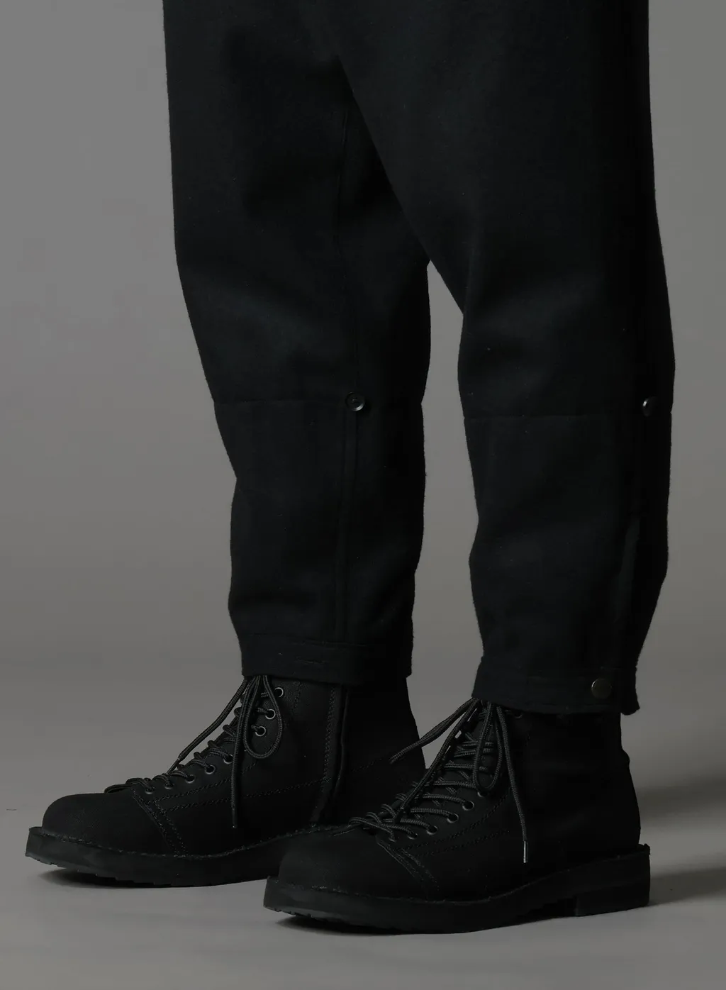 Melton Double Hem Rib Pants