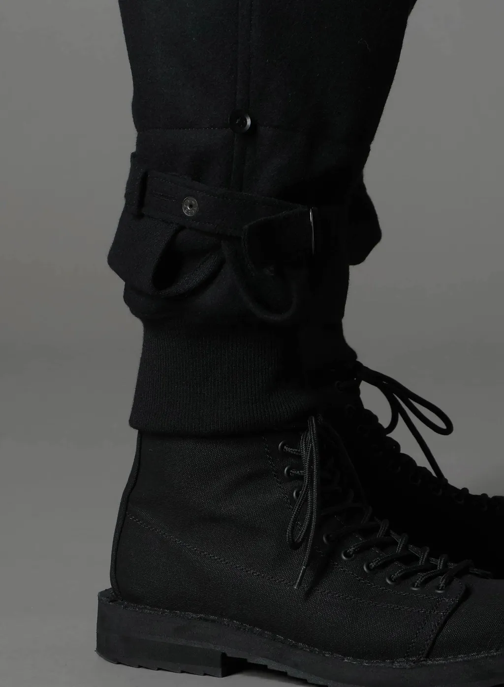 Melton Double Hem Rib Pants