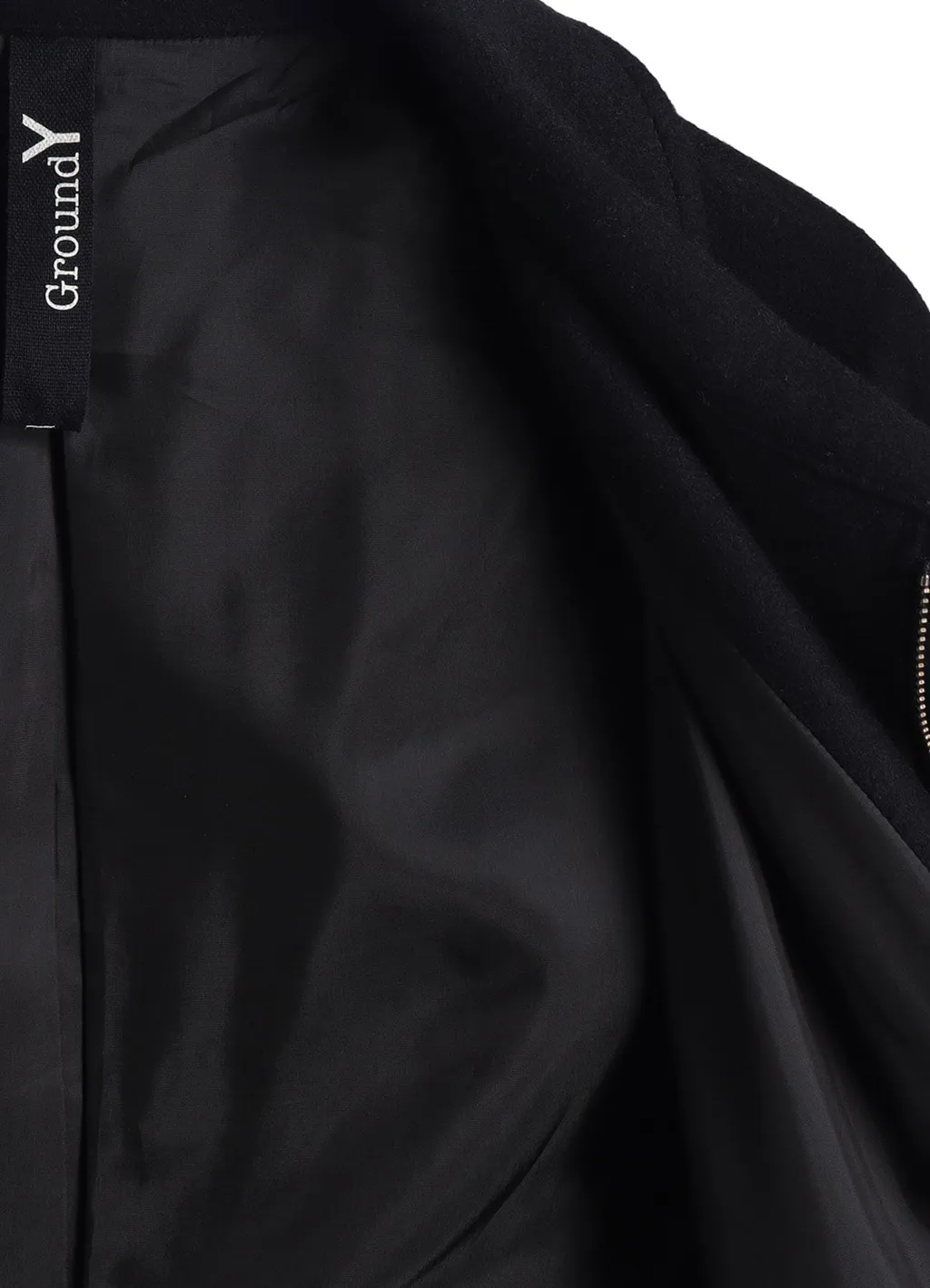 Melton Out Pocket Long Coat