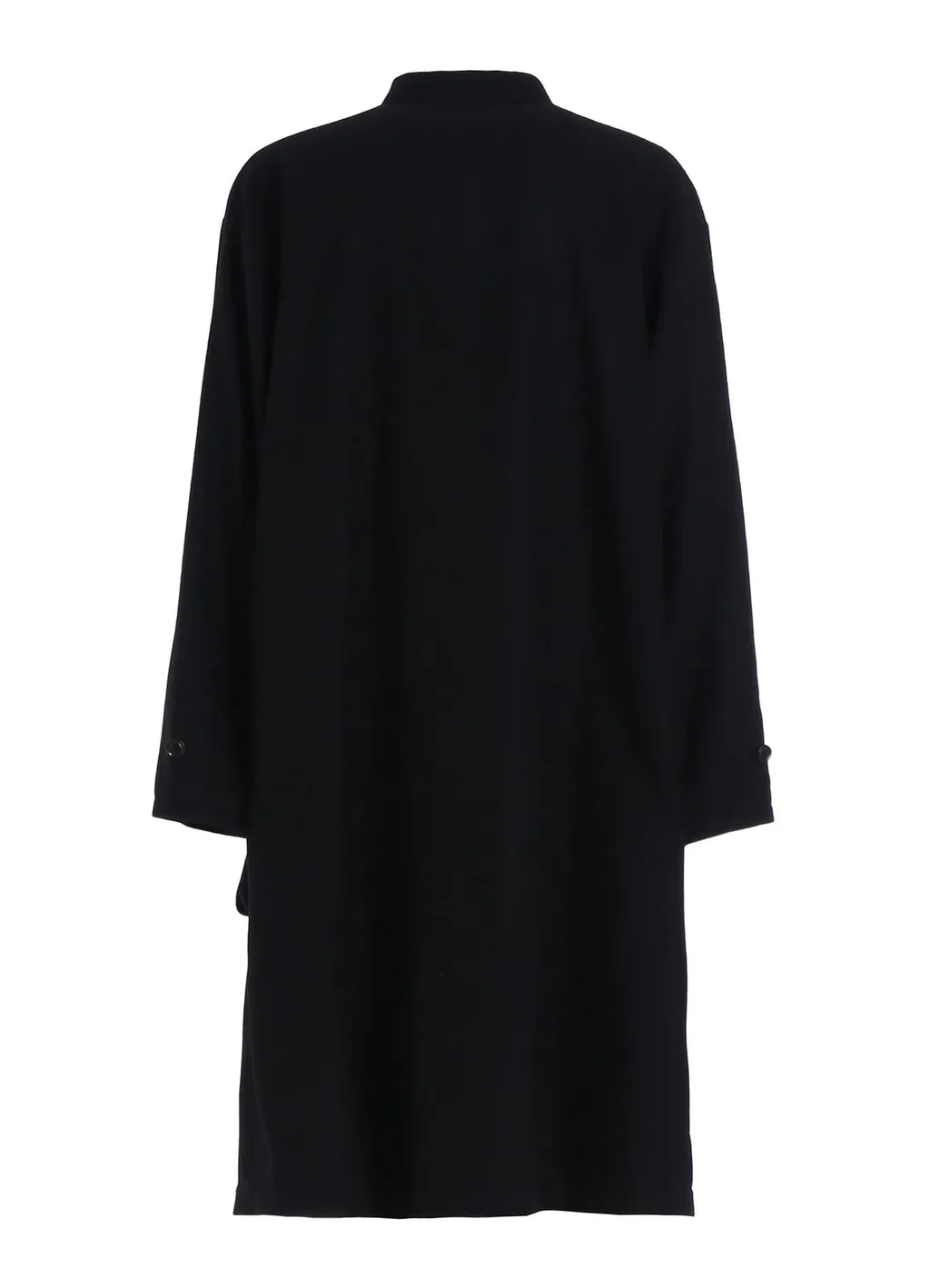 Melton Out Pocket Long Coat