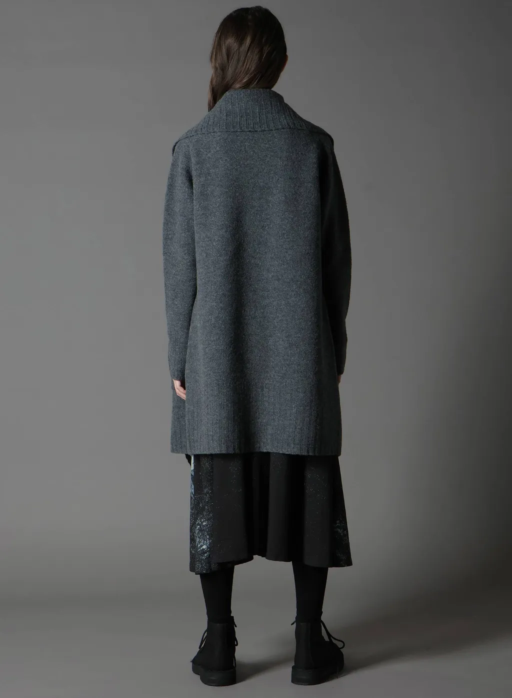 Boilmerinowool Fringe Knit Gown
