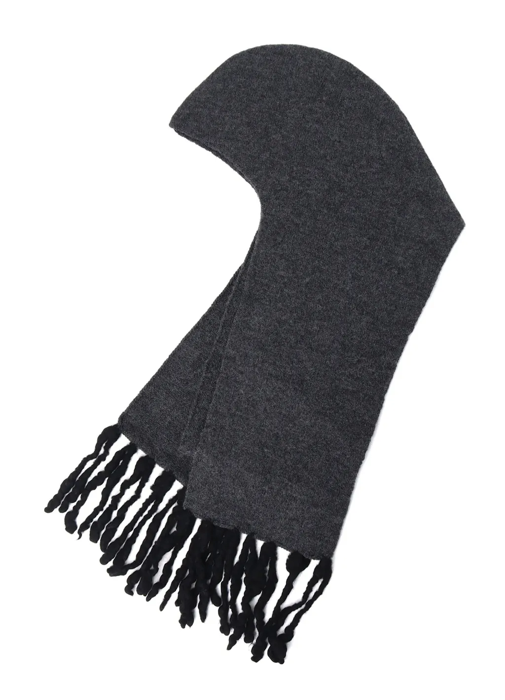Boilmerinowool Fringe Hooded Muffler