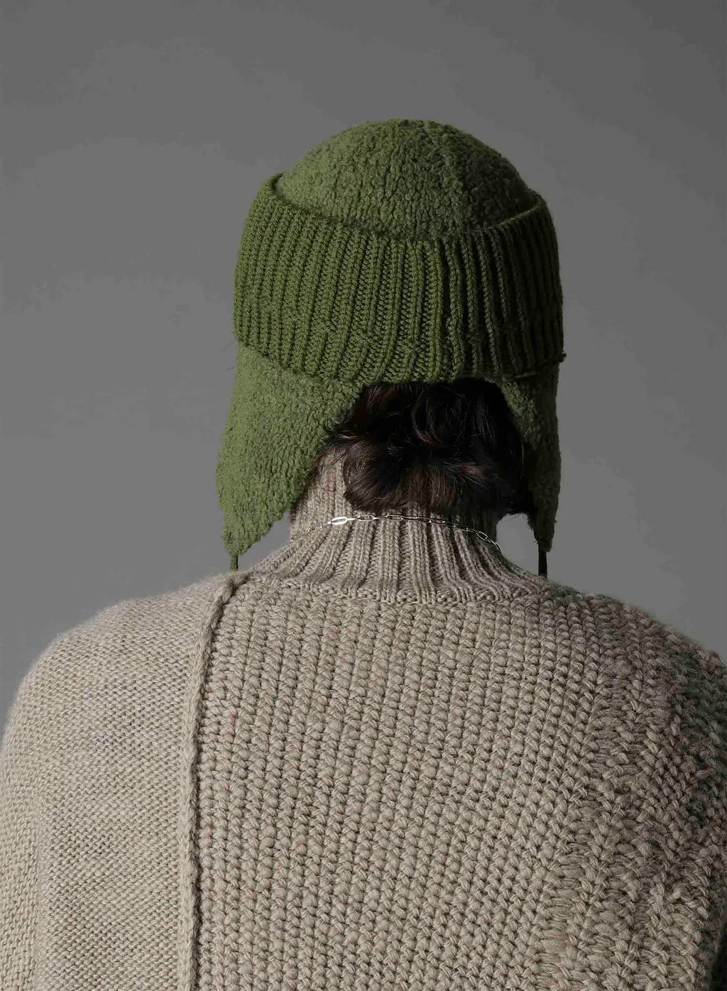 Wool Boa+Ex Finemerino Wool Flight Knit Cap