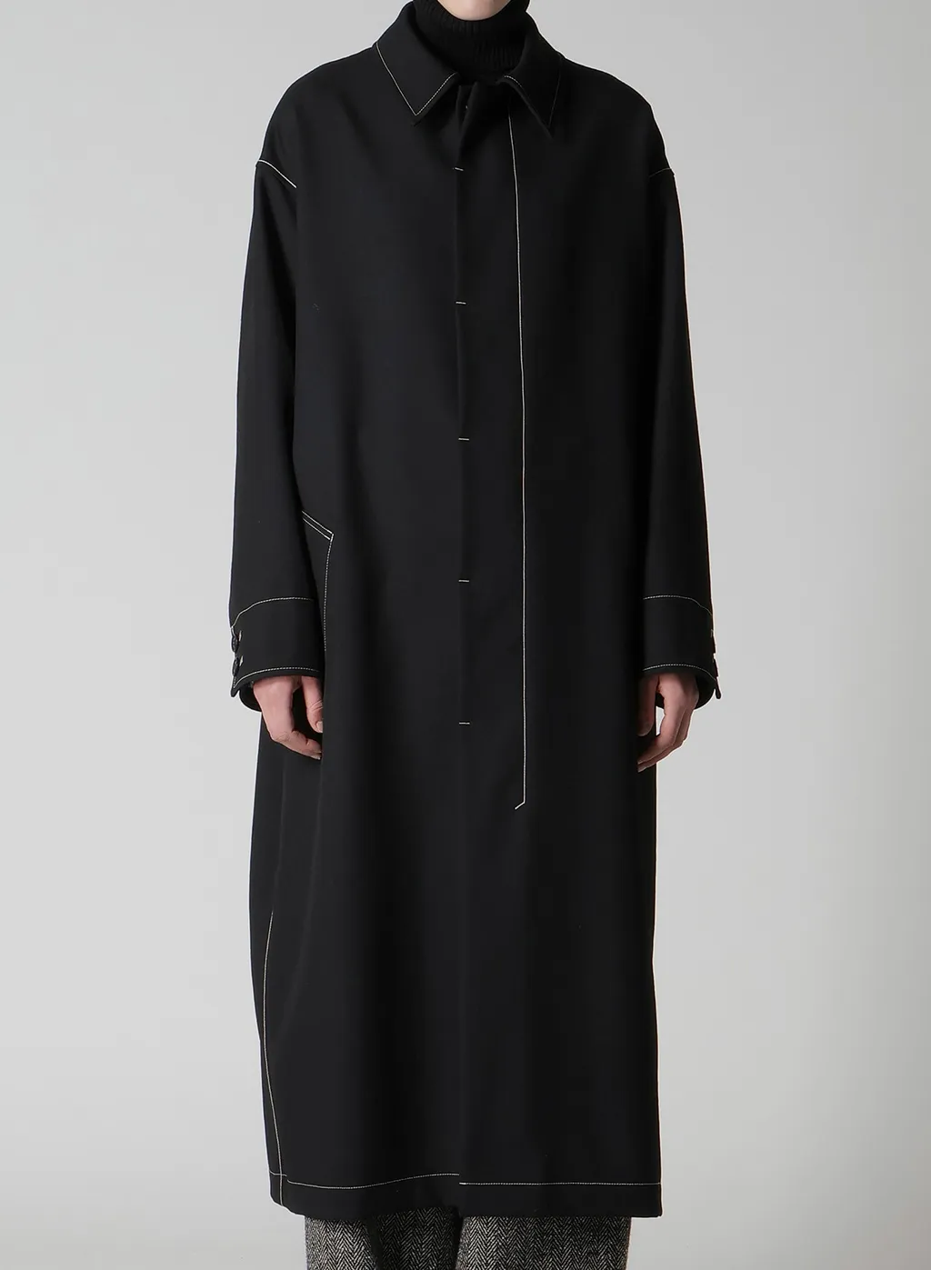 Marine Sailor Turn Over Collar Coat