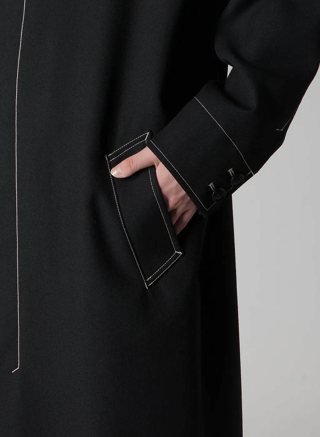 Marine Sailor Turn Over Collar Coat