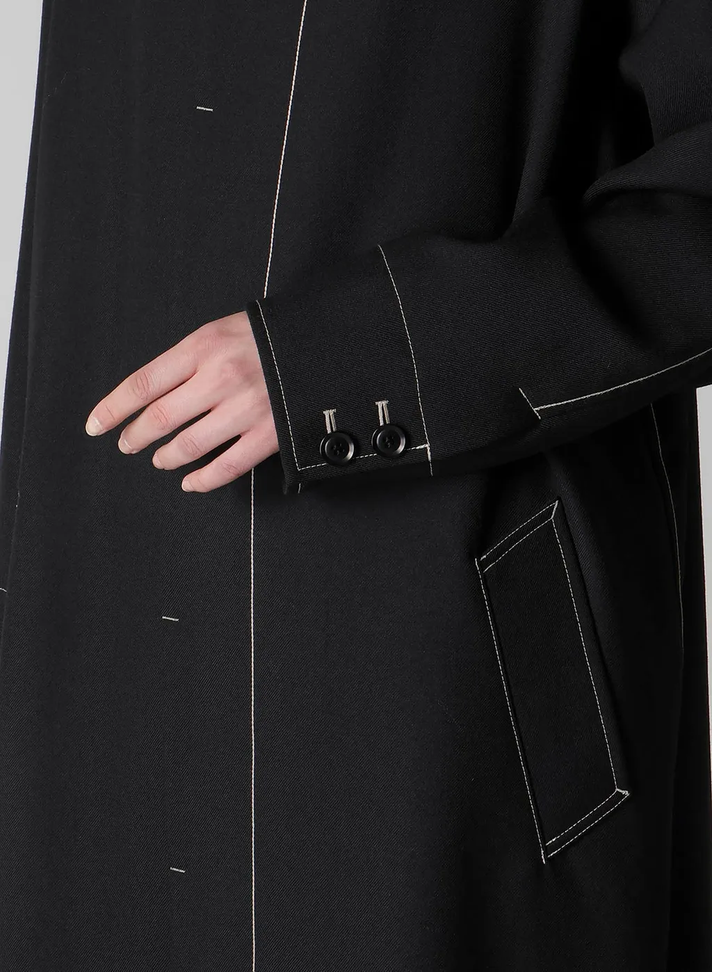 Marine Sailor Turn Over Collar Coat