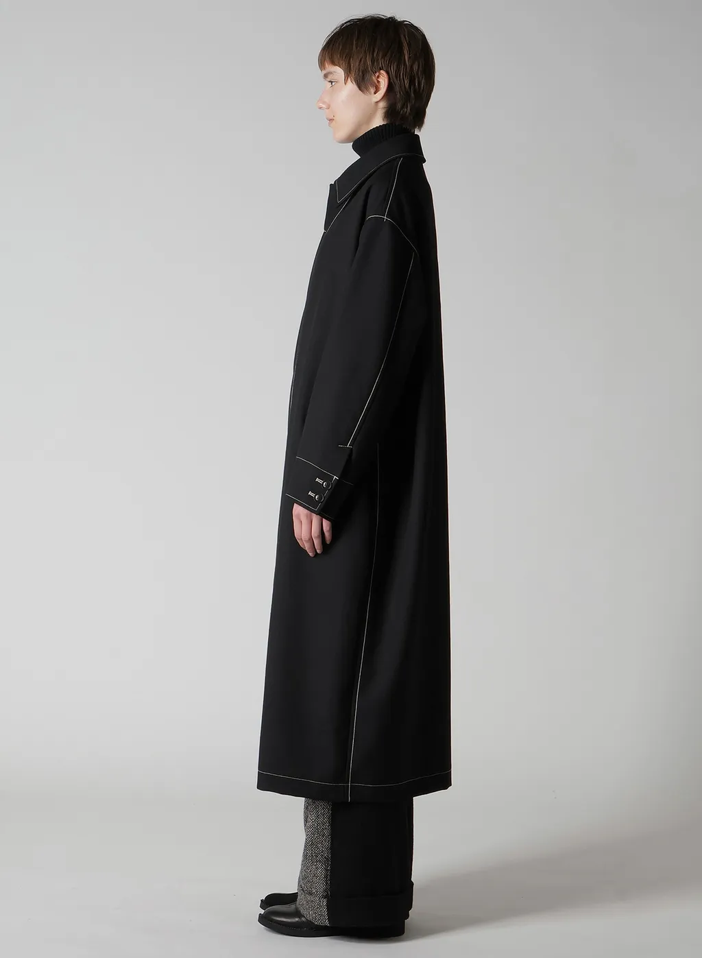 Marine Sailor Turn Over Collar Coat