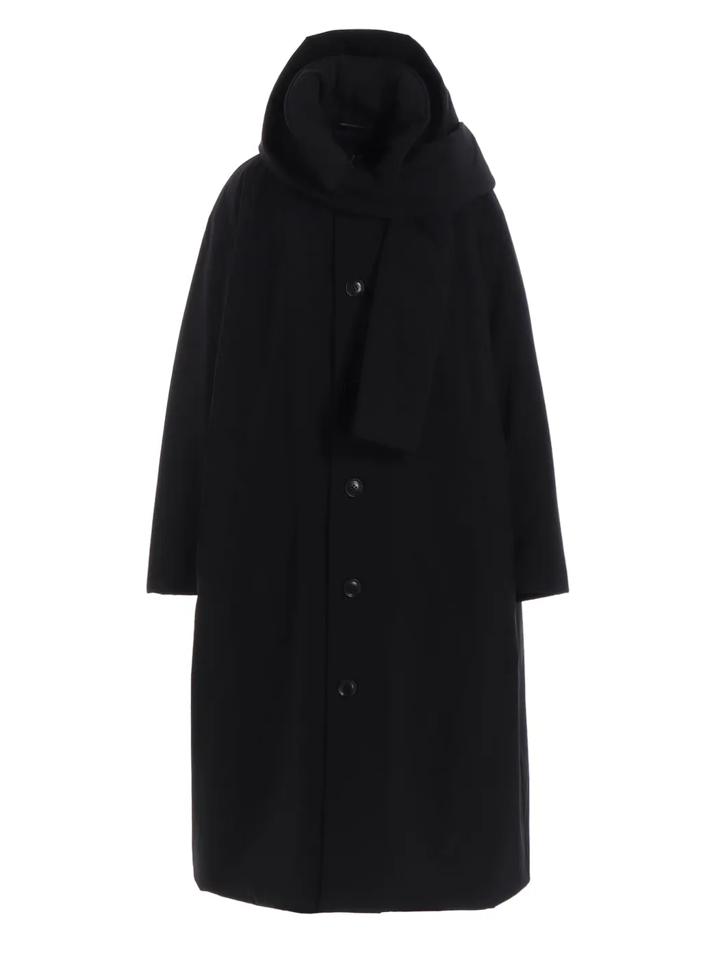Pe/Tafta Detachable Hooded Coat