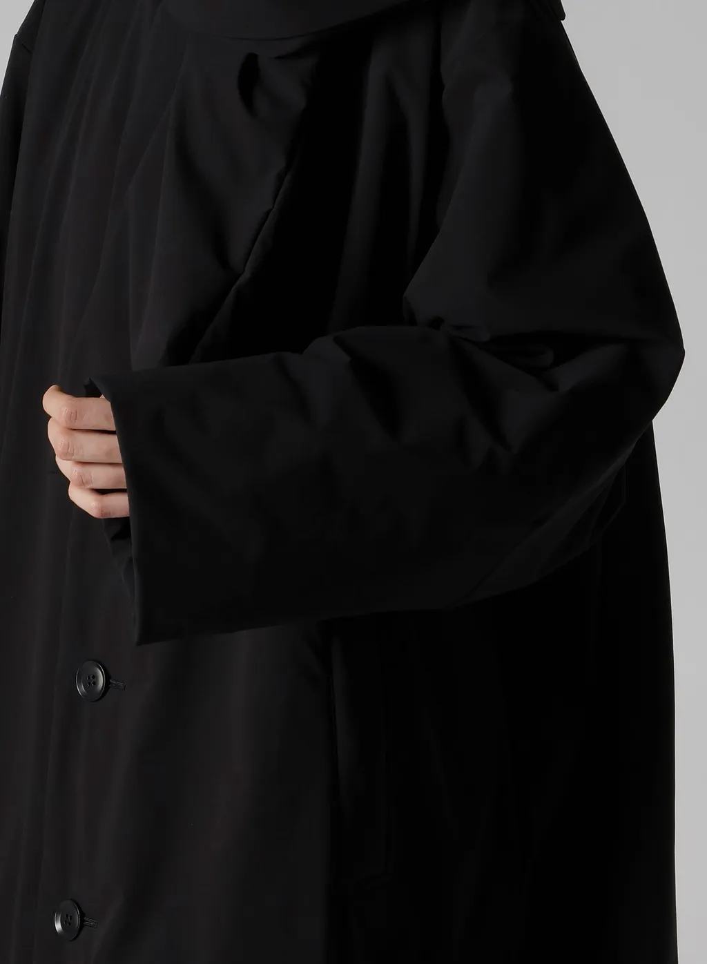 Pe/Tafta Detachable Hooded Coat