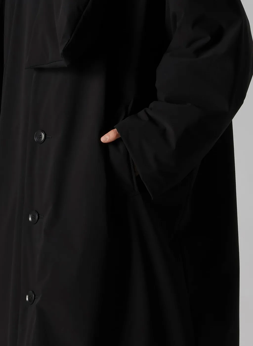 Pe/Tafta Detachable Hooded Coat