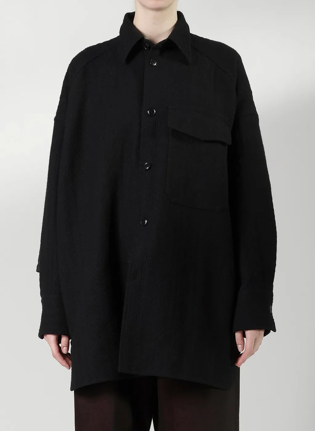 Cable Jq Knit Blouse