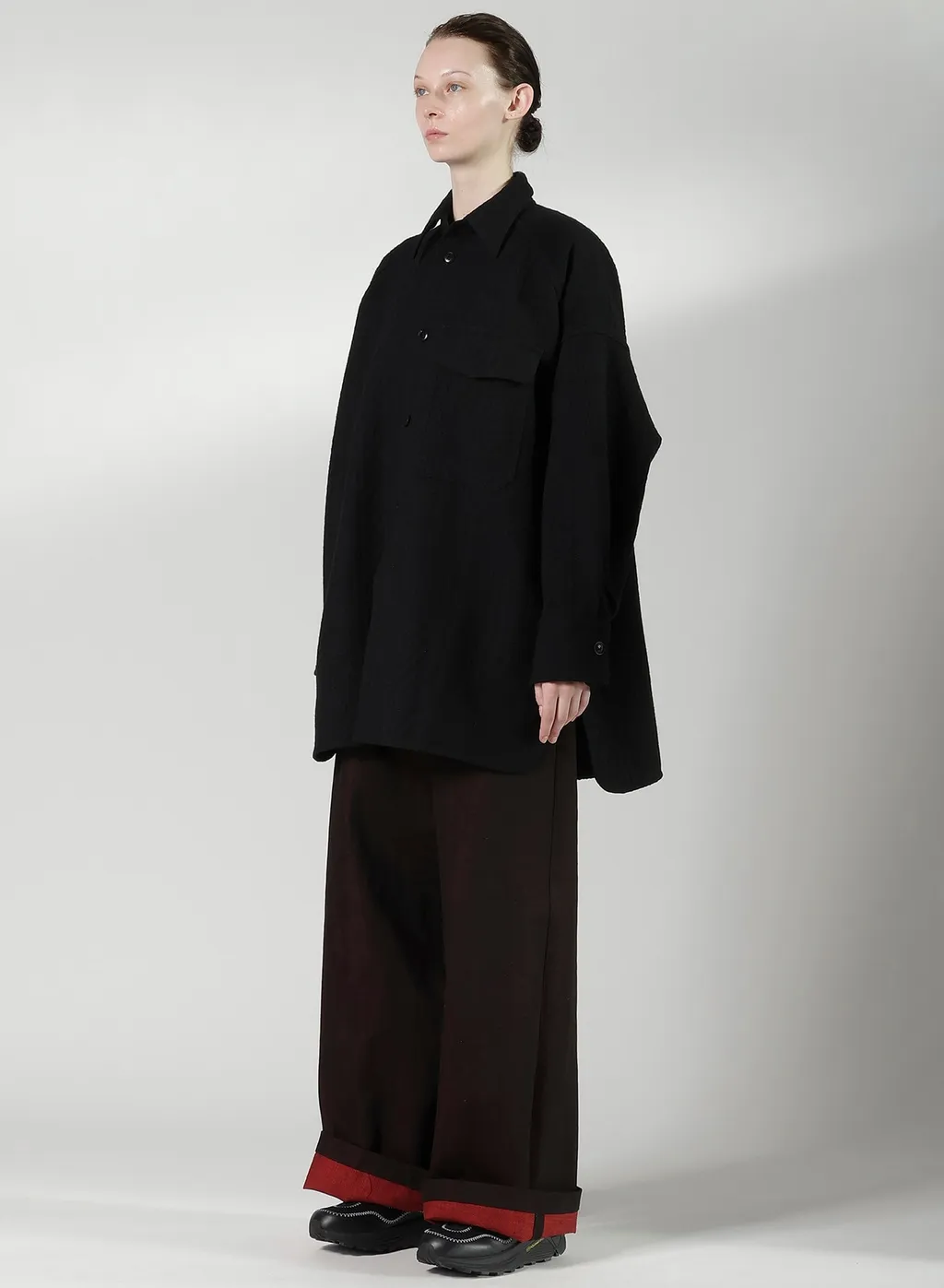 Cable Jq Knit Blouse