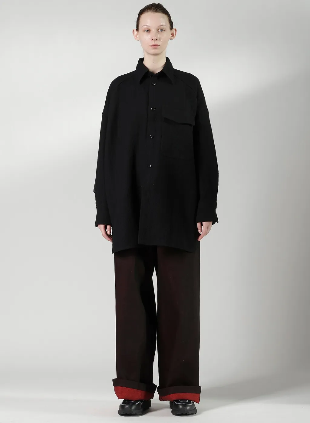 Cable Jq Knit Blouse