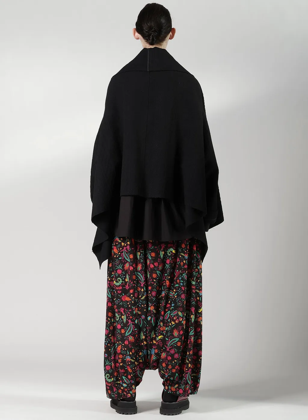 Cable Jq Knit Scarf Blouson
