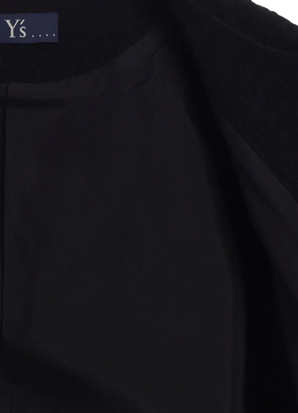 Cable Jq Knit Collerless Coat