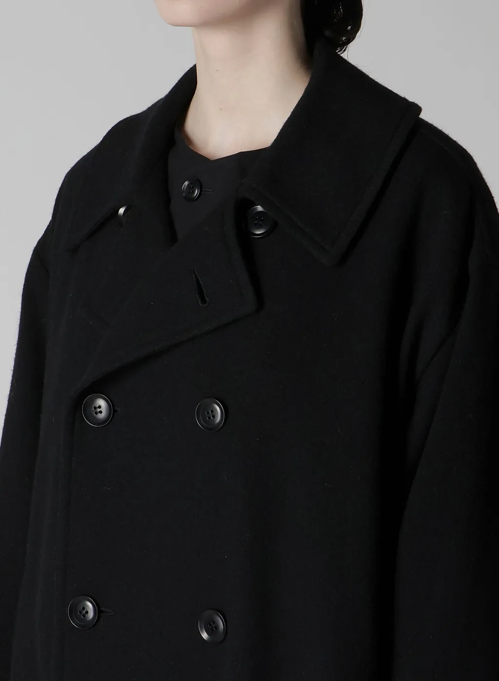 Top Vintage Flannel P Coat