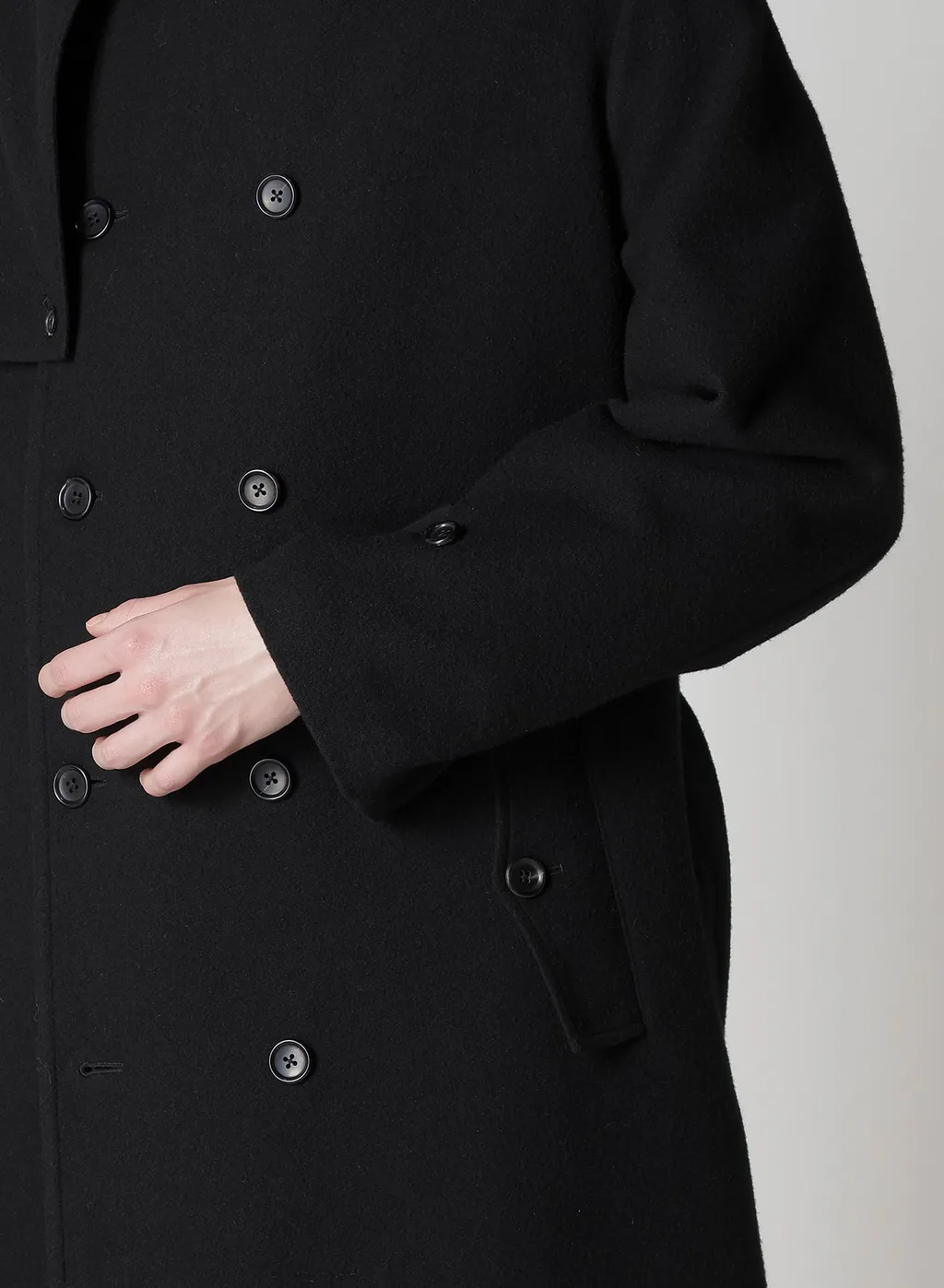 Airy Mosser Trench Coat With Nylon Lining