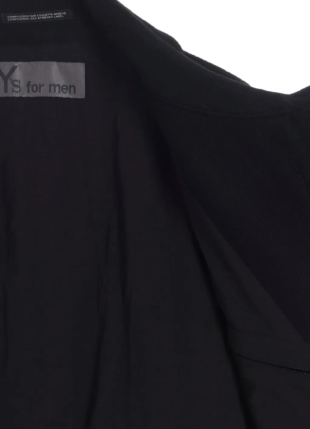 Airy Mosser Long Coat With Nylon Lining