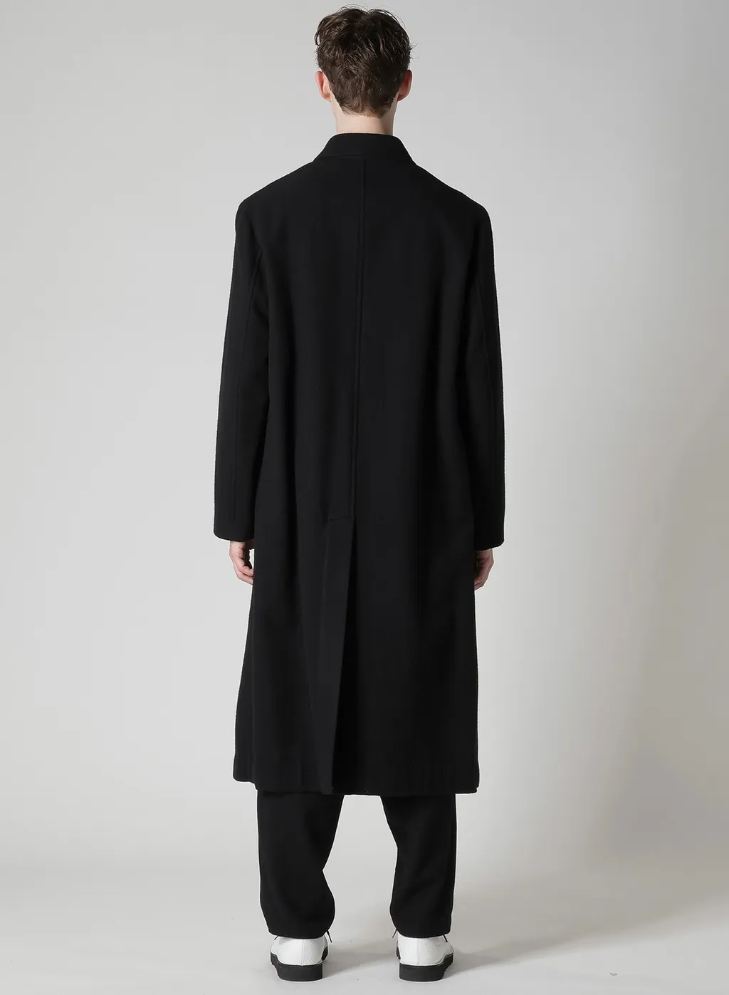 Airy Mosser Long Coat With Nylon Lining