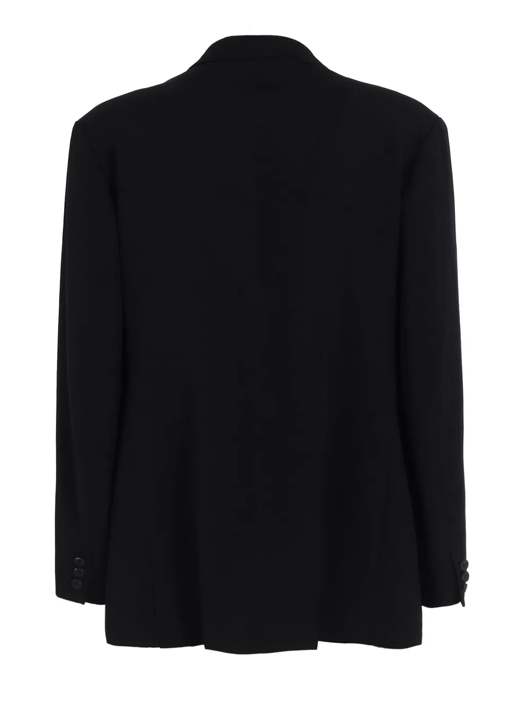 Wool Gabardine Jacket With A Right Lapel Tab