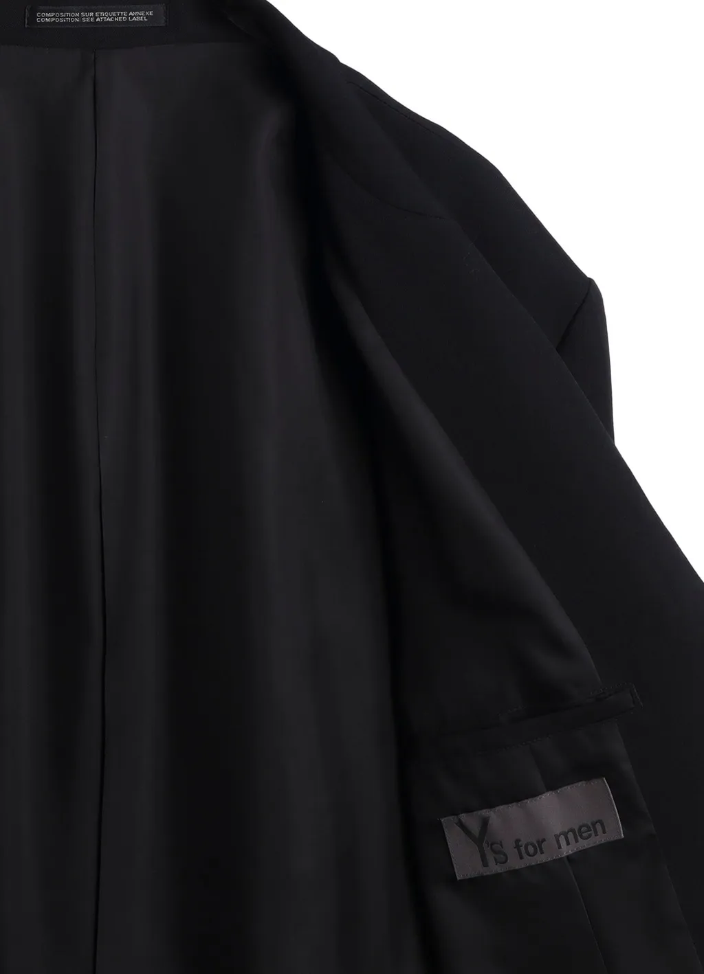Wool Gabardine Jacket With A Right Lapel Tab
