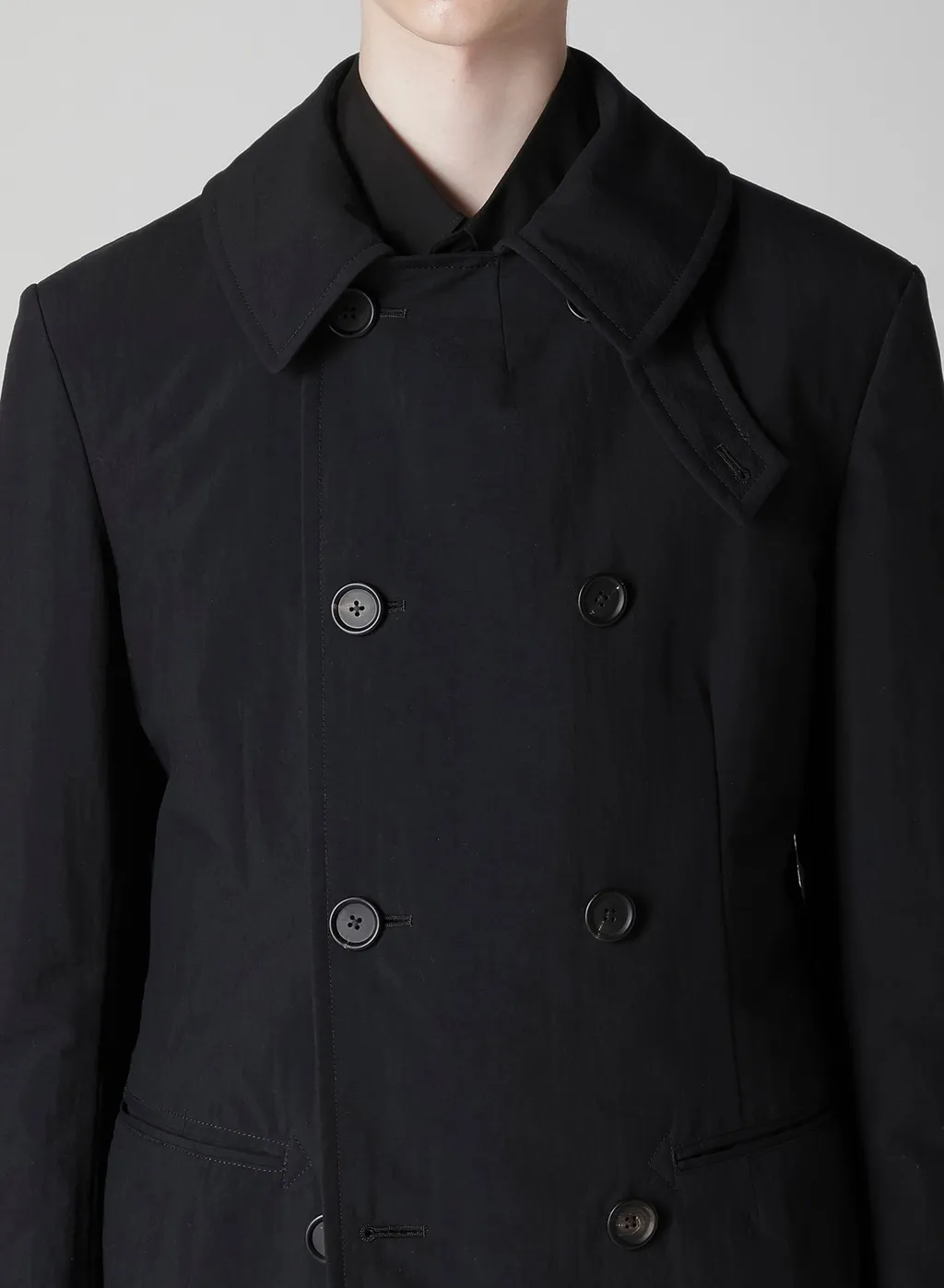 Nylon Taslan Peacoat With Thinsulate